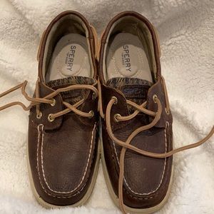 Sperry Topsider plaid accent